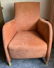 Chillout Sessel, Einsitzer (Stoffart: Alcantara, Farbe: Rostrot) - wie neu