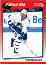 1991 Score Hockey Stephane Morin