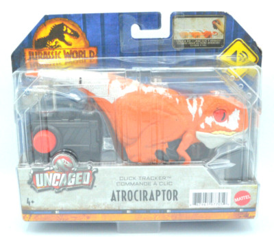 Jurassic World Dominion Uncaged Click Tracker Atrociraptor Dinosaur - Brand New