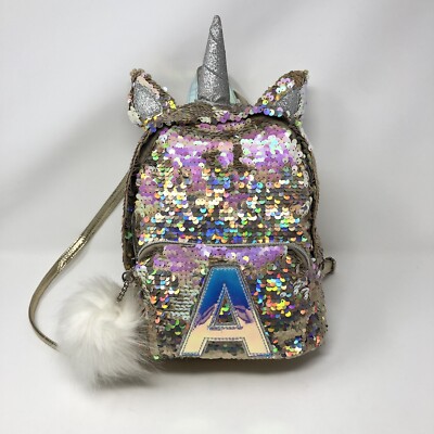 justice mini backpack multi sequin Owl Flip Smaller School TwinBunny JUSTICE Mini Backpack Unicorn A