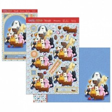 Hunkydory Perfect Paws Deko Large Decoupage + Insert Card Kit Dog Cat ed