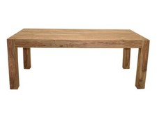 YOGA Esstisch BIG 200x100 cm Schreibtisch Sheesham natur Klassisch WOLF MÖBEL