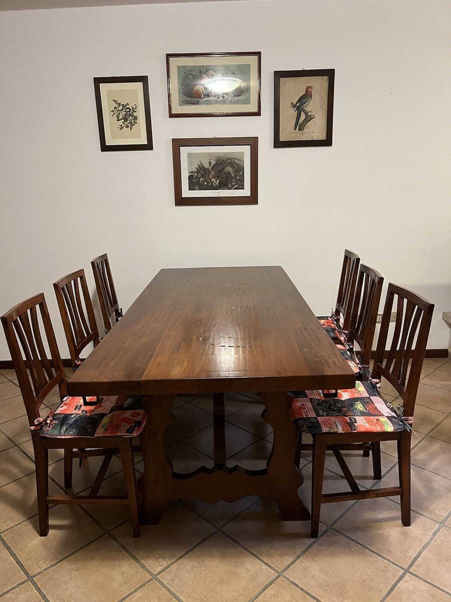 Tavolo Fratino Tavolo Antico Con Sedie Moderne Sedie Per Tavolo