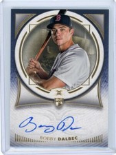 2021 Topps Definitive Collection Rookie Autograph Blue #DRA-BO2 Bobby Dalbec /50