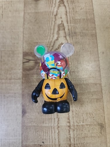 Disney Vinylmation Mickey's Not So Scary Halloween Candy Pumpkin Bucket
