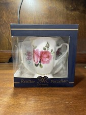 Reutter Porzellan English Rose Tea cup  Saucer Gift Set New 