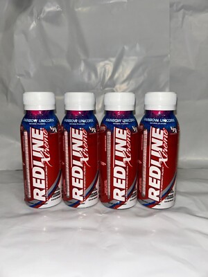 Redline Xtreme Rainbow Unicorn Energy Drink (Pack of 12)  No Expiration Date