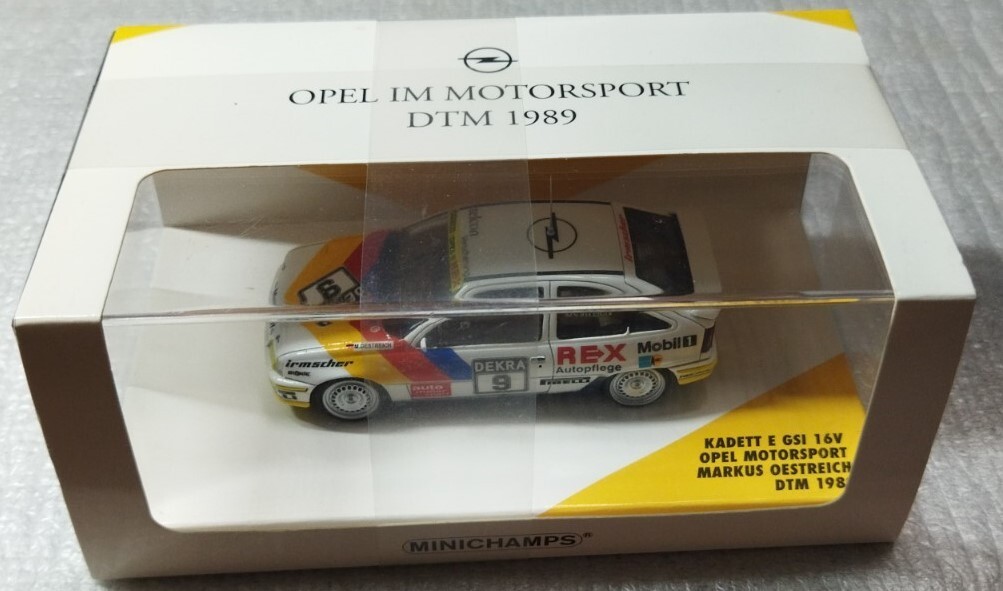 MINICHAMPS 1/43 KADETT E GSI 16V OPEL MOTORSPORT DTM 1989 #9
