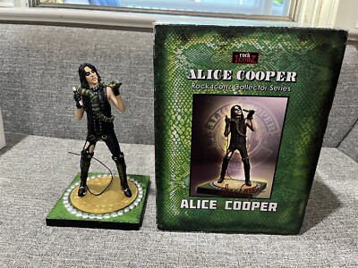 Alice Cooper 2017 KnuckleBonz Rock Iconz Billion Dollar Babies Snake Statue  Mint