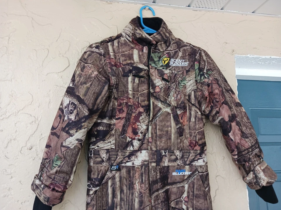 Scent Blocker Rain Blocker S3 Youth Small Breakup Camo Hunting Coveralls - Image 4 of 4