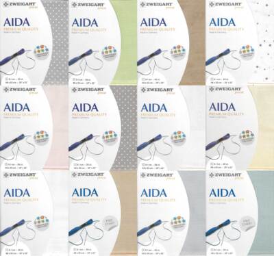 AIDA Zweigart precut 20 ct. Extra Fein-Aida 3326