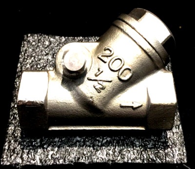 CF8M 200 STAINLESS STEEL SWING GATE 1/2'' NPT CHECK VALVE (FF)