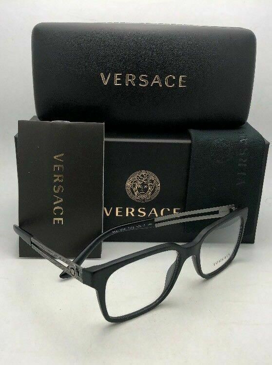 New VERSACE Rx-able Eyeglasses VE 3218 5122 53-17 140 Matte Black