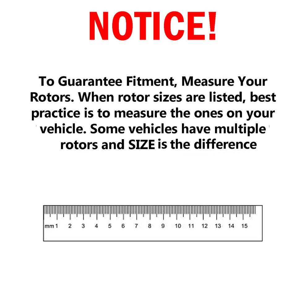 Rotores de freno perforados delanteros y traseros 4x4 331 mm para Ford F-250 F-350 1999-2004 Foto 3 de 4