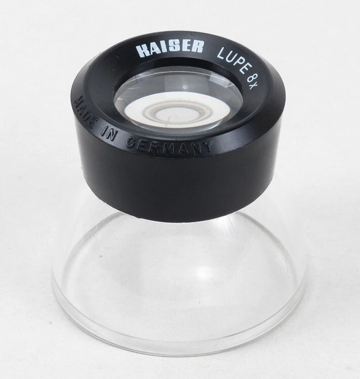 Kaiser 8x Lupe Loupe Magnifying Magnifier Darkroom Slide Viewing