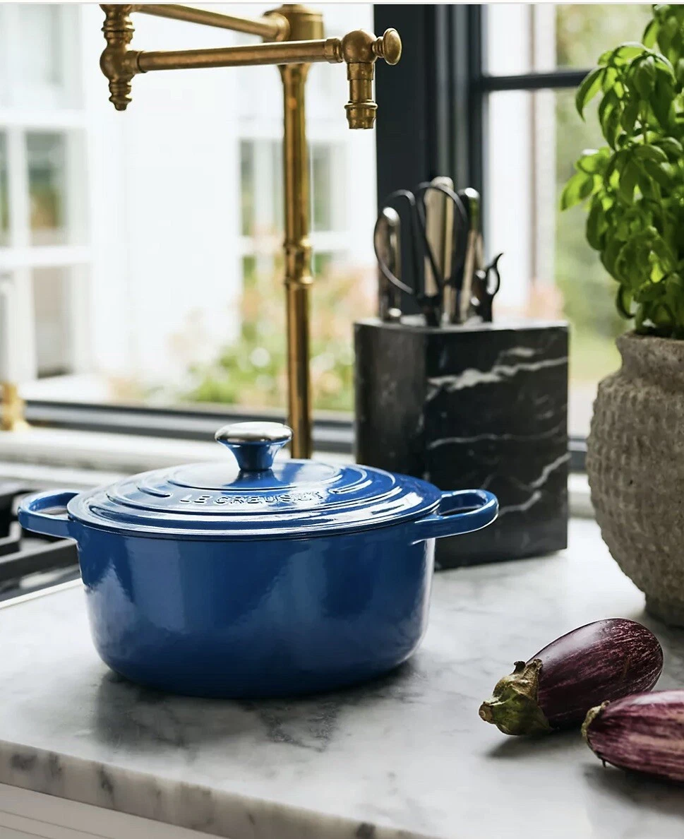 Every single item in the Le Creuset Indigo collection is on sale