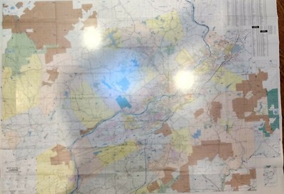 Luzerne County, PA Laminated Wall Map (F)