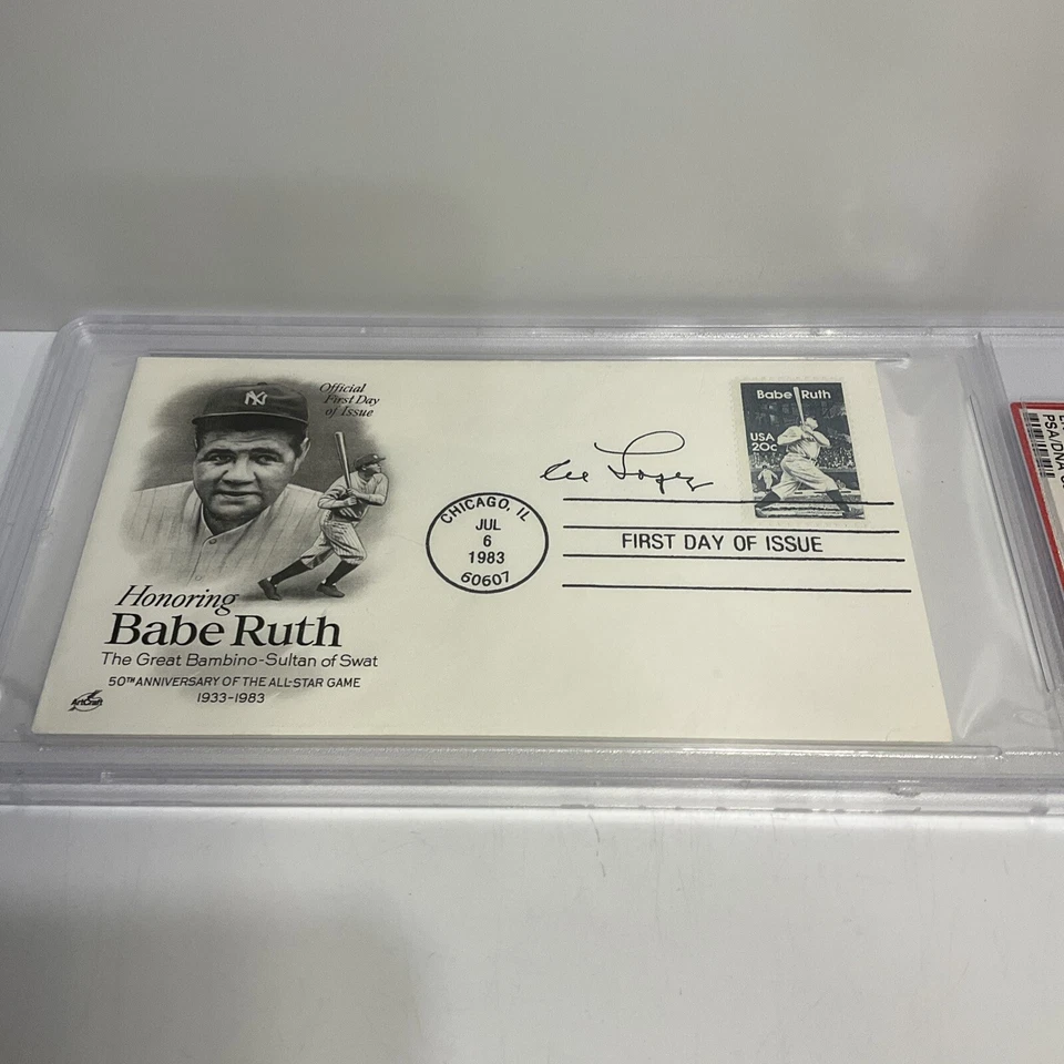 Al Lopez Envelope Honoring BR Baseball Covers Signed - PSA/DNA CERT.# D54589 - Image 3 of 4