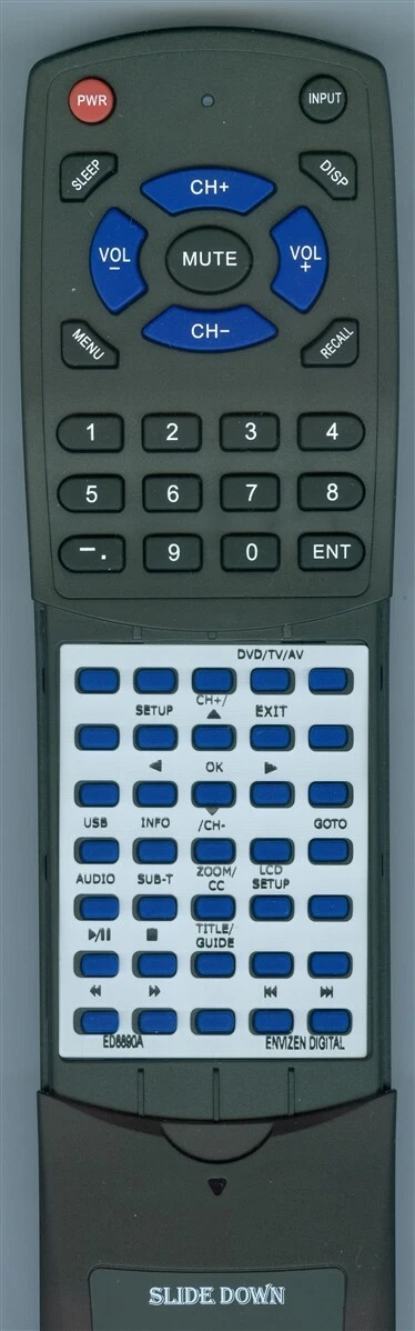 Redi-Remote Replacement Remote for ENVIZEN ED8890A
