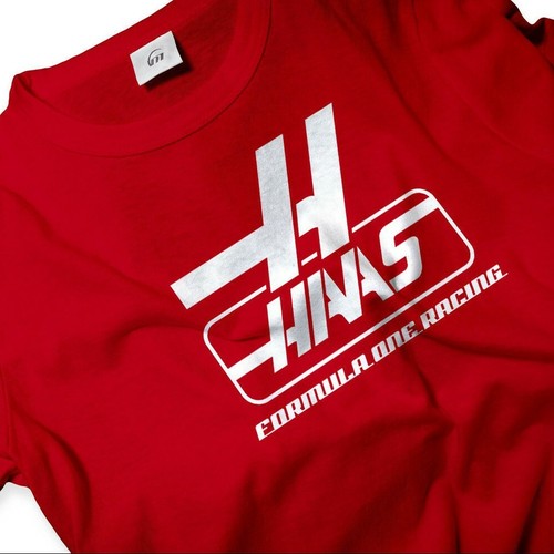 T-Shirt Haas F1 Racing | Gift for Motorsport Fans Adult Cotton Unisex Tee - Picture 1 of 5