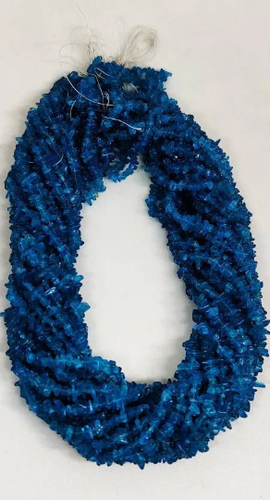 Natural Neon Apatite Chip Beads Strand 4-6 mm - Picture 5 of 5