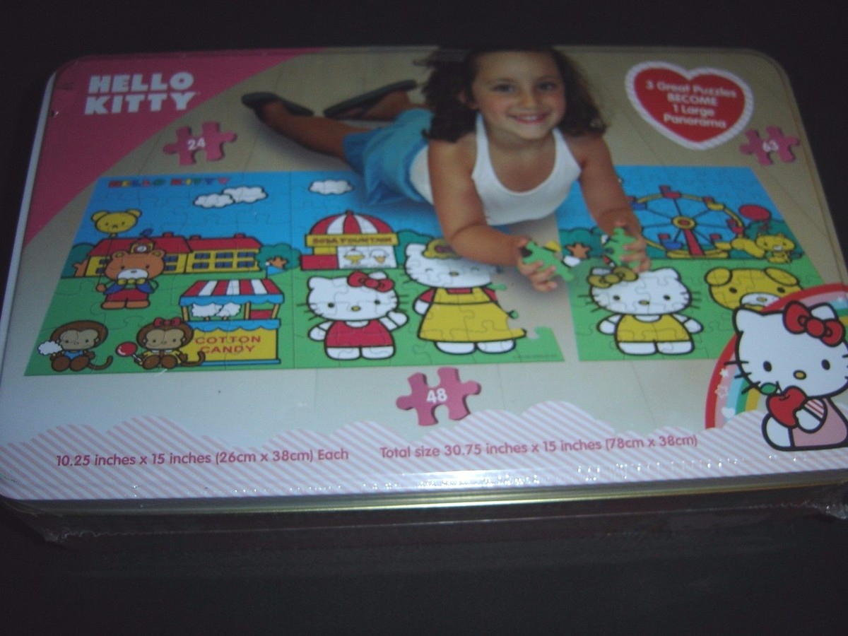 Hello Kitty 3 IN 1 Panorama Puzzle Brand NEW | eBay