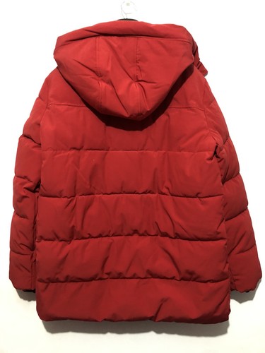 Giacca Cappotto Tampone M&S Stormwear Termowarmth Cappuccio Rosso Medio £89 - Foto 12 di 16