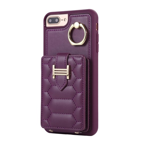 Funda protectora de cuero con soporte para tarjetas 360° para iPhone 6/7/8 Plus - Imagen 92 de 95