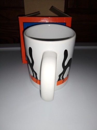 Enesco Halloween Black Cat Bat Ghost Ceramic Coffee Mug Cup In Box - Picture 4 of 7