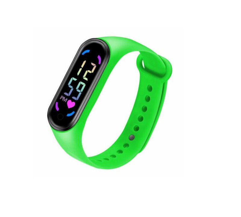 Meesho Logo Led Band Digital M2 Wrist Watch M3 Kids Digital
