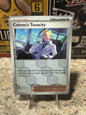 Pokemon Colress's Tenacity - 057/064 - Uncommon NM-Mint Shrouded