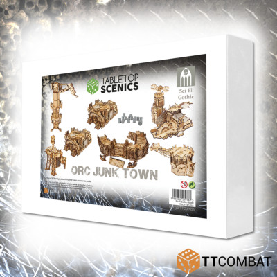 TTCombat - Sci-Fi Gothic - ORC JUNK TOWN WHITE BOX BUNDLE (WH40k)