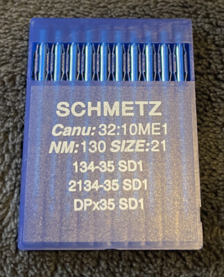 Schmetz Industrielle Nähnadeln (10er Pack) 134-35 SD1 Canu: 32:10ME1 130/21