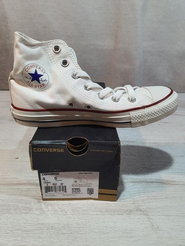 CONVERSE CHUCK TAYLOR HI BIANCO OPTICAL WHITE ORIGINALI E NUOVE Taglia 36,5 - Foto 7 di 12