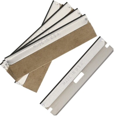 Dovo Single-Edged Quantity Five Blades For Multiple Uses Stainless Construction