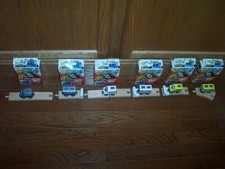 2007 Kabaya Let's All Ride the Train Wooden Lot of 6 Japan Rare Fits BRIO Thomas