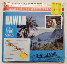View-Master Hawaii The Aloha State Tour Series 3 Reels Packet Complete