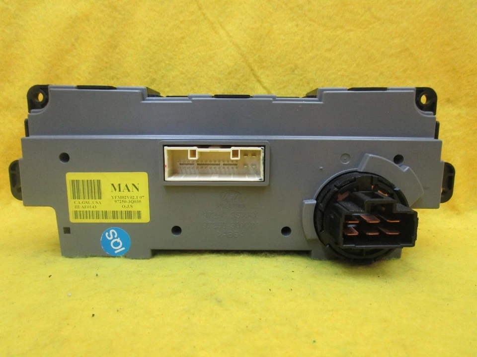 2014 Hyundai Sonata A/C тепла температуры климат-контроль переключатель PN 97250-3Q030 - Изображение 4 из 4