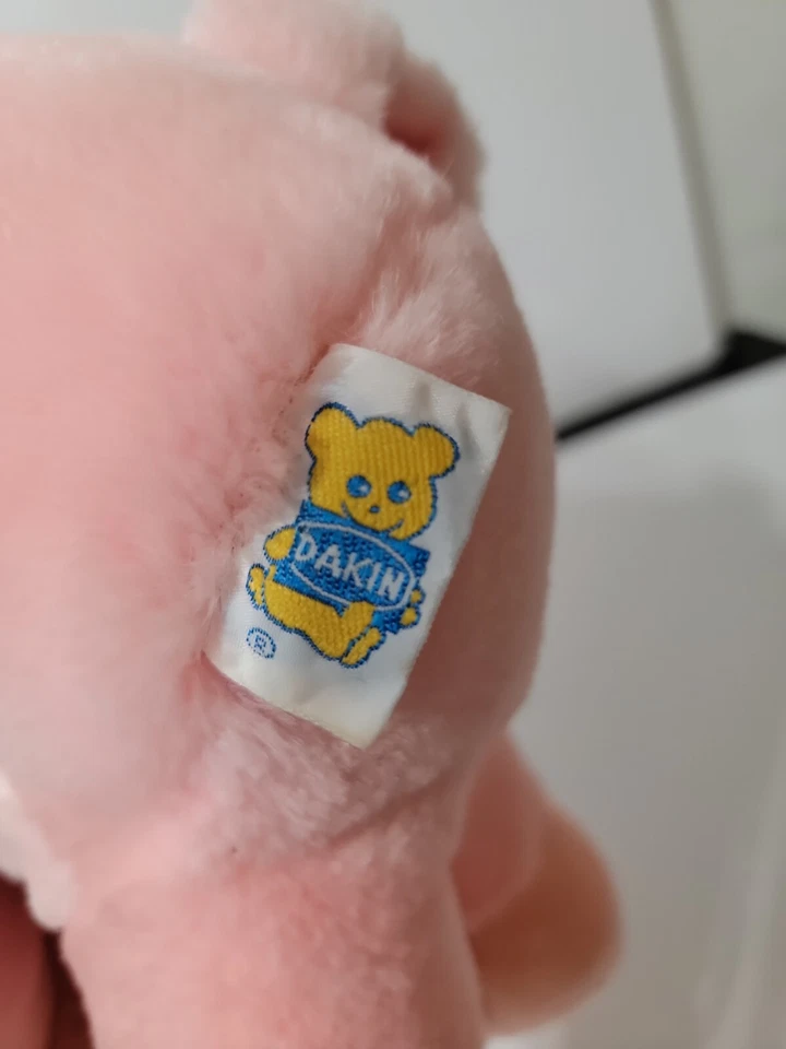 Vintage 1986 Dakin 10" Pink Pig Plush - Image 3 of 4