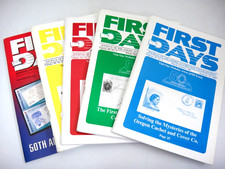 First Days Journal of American First Day Cover Society 2005 Lot of 5 Issues
