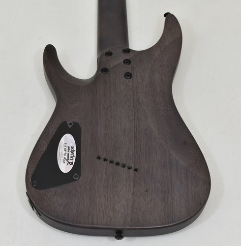 Schecter Omen Elite-7 Multiscale Guitar Charcoal 2185 - Picture 6 of 9