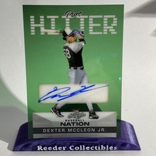 Dexter McCleon Jr. 2025 Leaf Baseball Nation Pure Hitter Green 5/5 PA-DMC