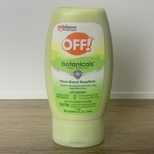OFF Botanicals Insect Repellent Lotion Plant-Based Bug and Mosquito 4 oz