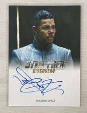 Star Trek Discovery Season 3 Wilson Cruz as Bajoran Dr. Hugh Culber Autograph