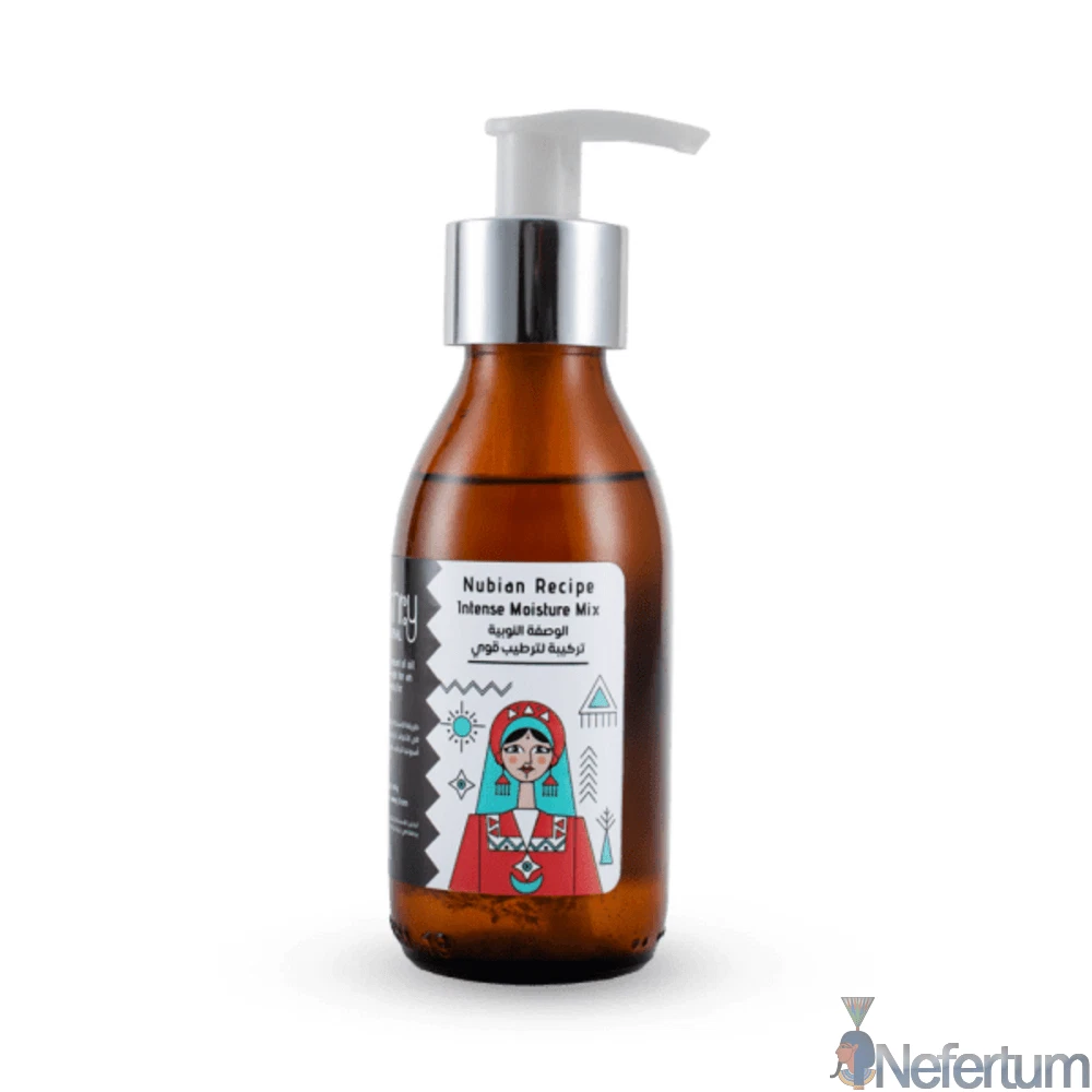 Nubian Recipe Hair Oil 125ml Moisturizing Natural Shea Butter Argan Jojoba Serum