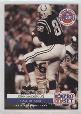 1992 Pro Set Pro Football Hall of Fame Inductees John Mackey #SC3 HOF 0l1