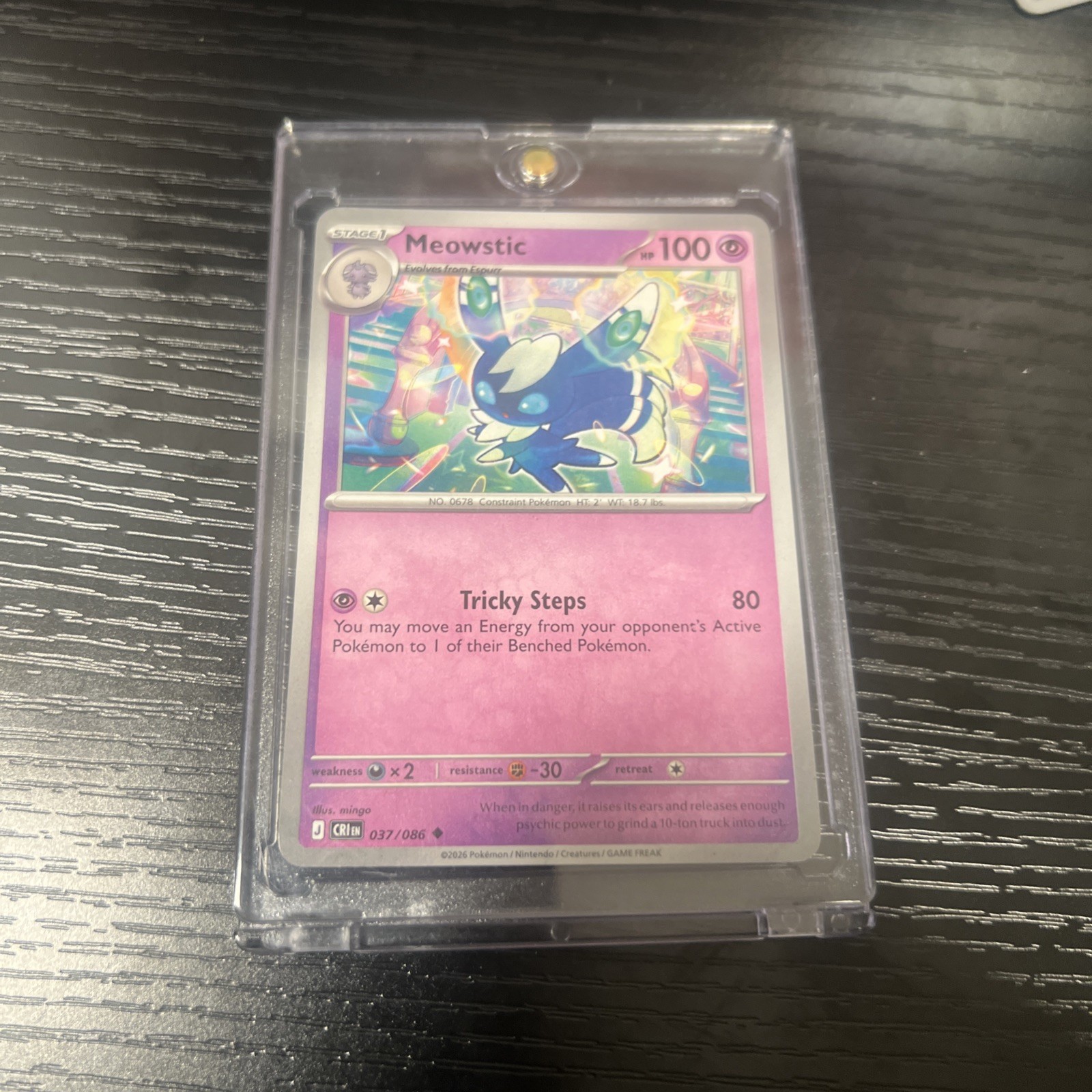 Meowstic #37 Pokemon Chaos Rising
