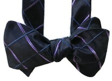 Handcrafted Silk Bowtie - Romance - One-of-a-Kind - Pre-tied or Self-ti