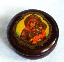 Spieluhr, russische Ikone von Ardleigh Elliott  „Himmelskönigin und Gottes Sohn“