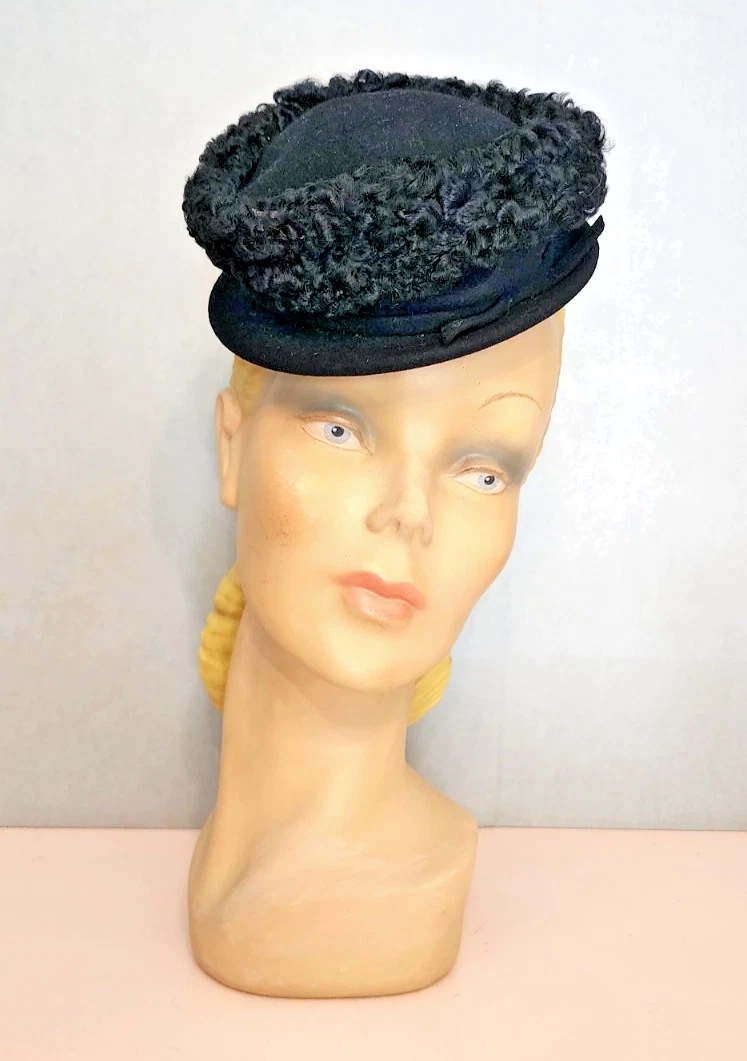Lamb Fur Vintage Hats for Women for sale | eBay display picture 3